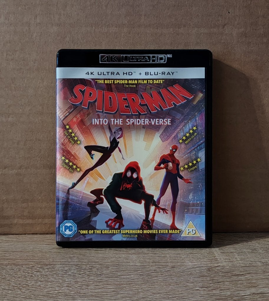 Spider-man Into the Spider-Verse 4K UHD + Bluray, Cd's en Dvd's, Blu-ray, Ophalen of Verzenden, Zo goed als nieuw, Actie