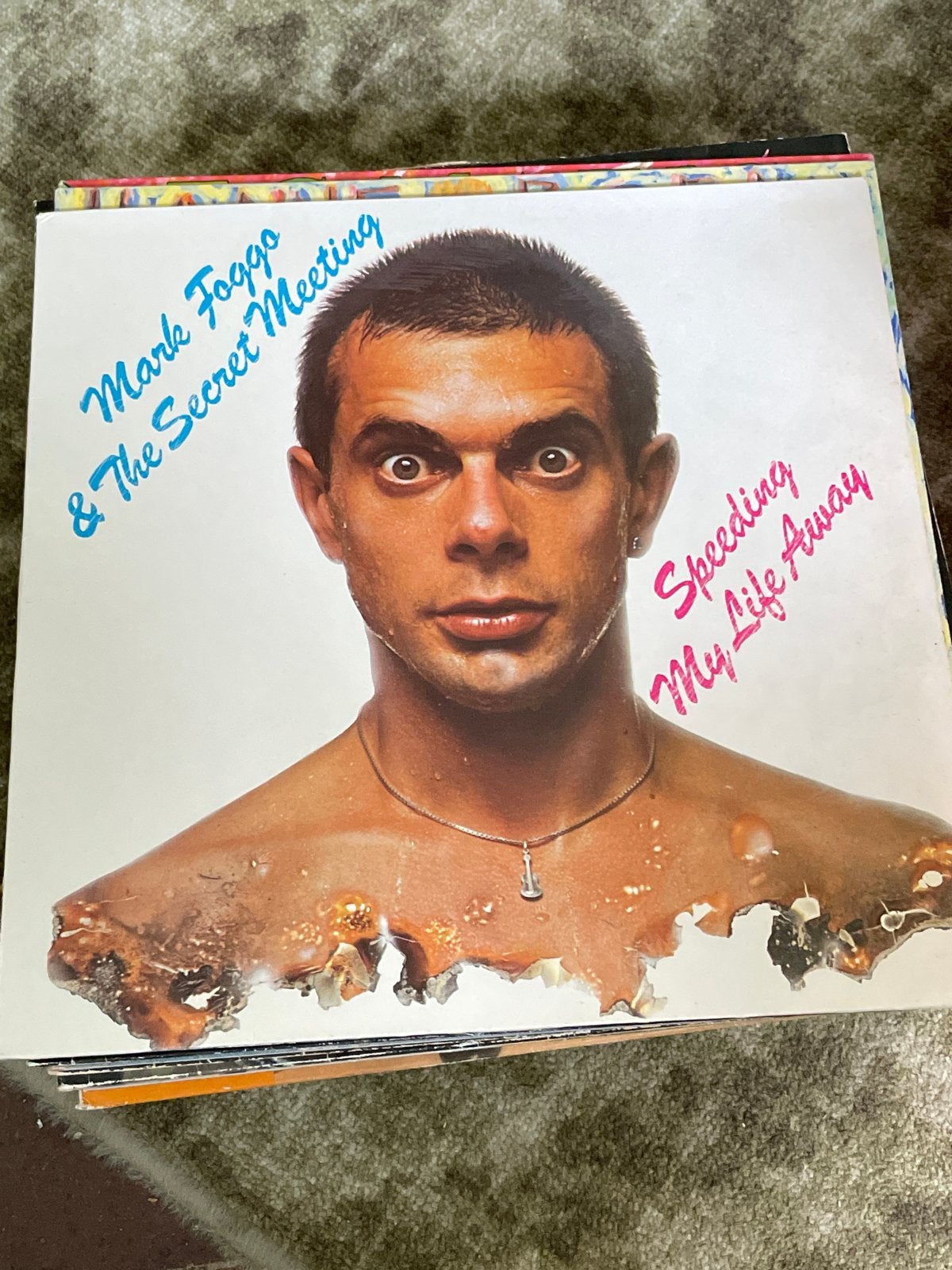 Mark Foggo & The Secret Meeting - Speeding My Life Away LP, Ophalen, LP, Gebruikt, New wave
