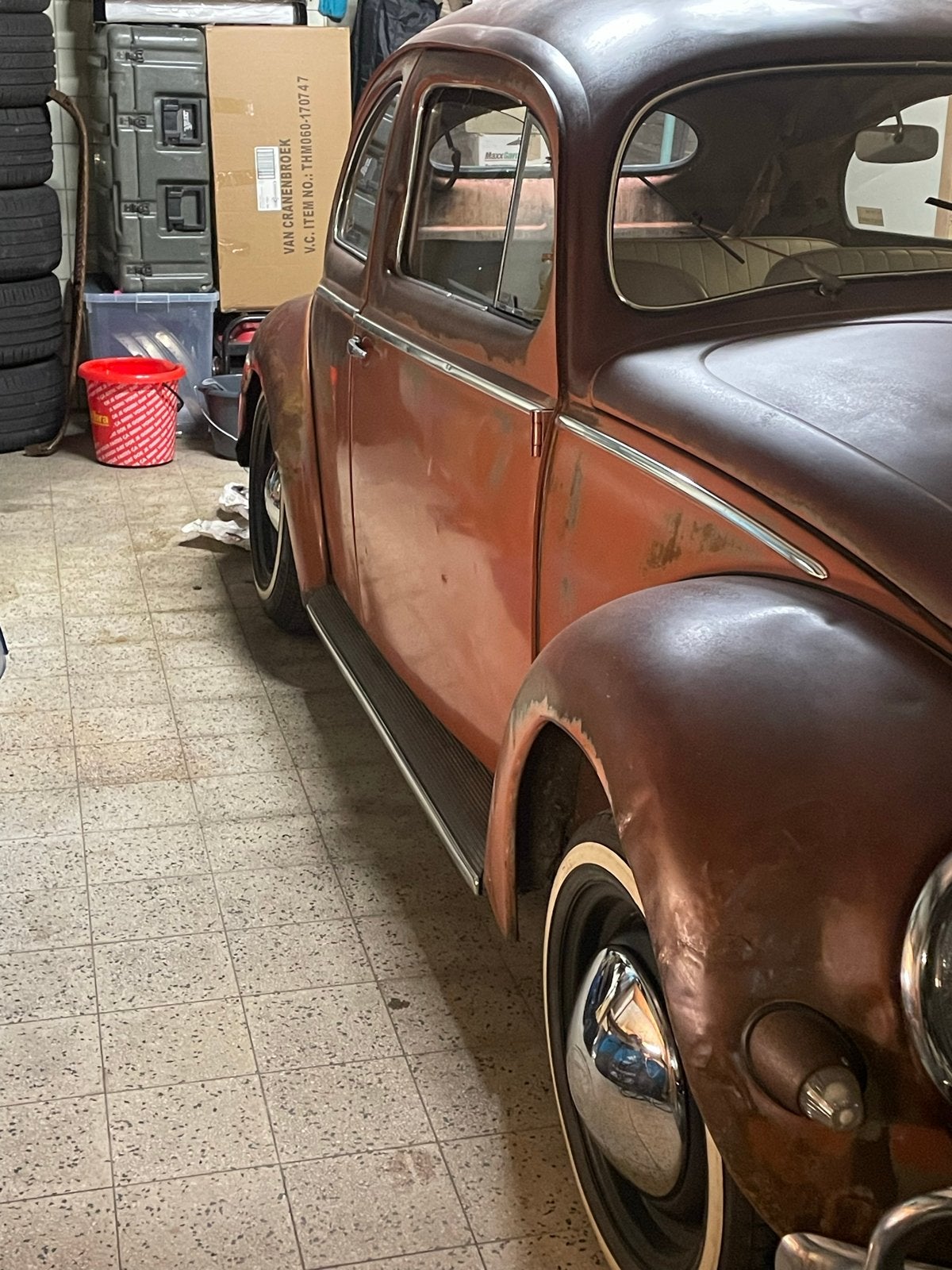 Vw kever Ovaal 1956–Amerikaanse uitvoering–Prachtige patina, foto 7