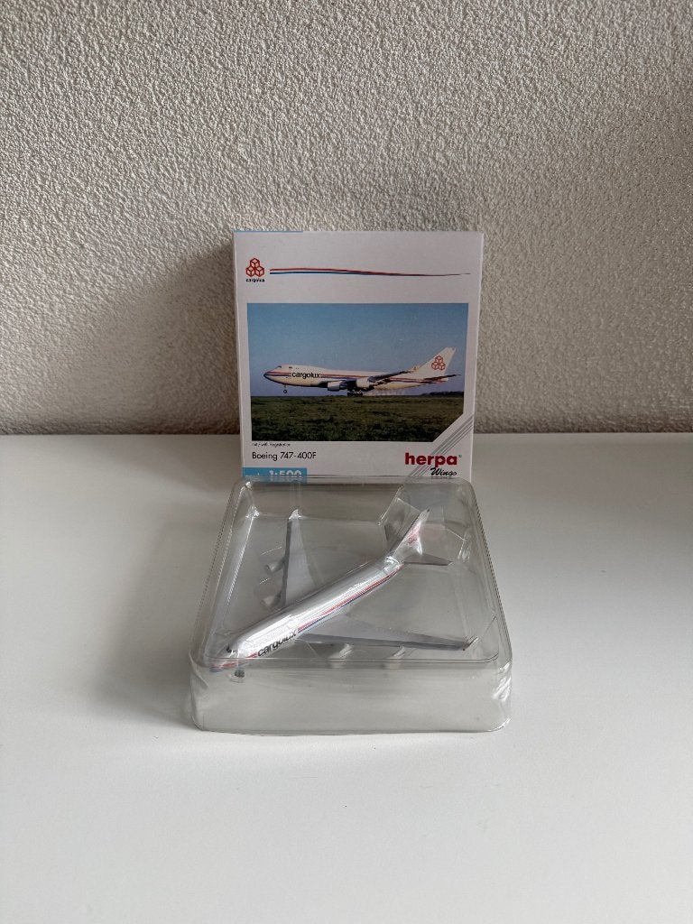 Herpa Wings Boeing 747-400F Freighter Cargolux (511681), Ophalen of Verzenden, Nieuw, Schaalmodel