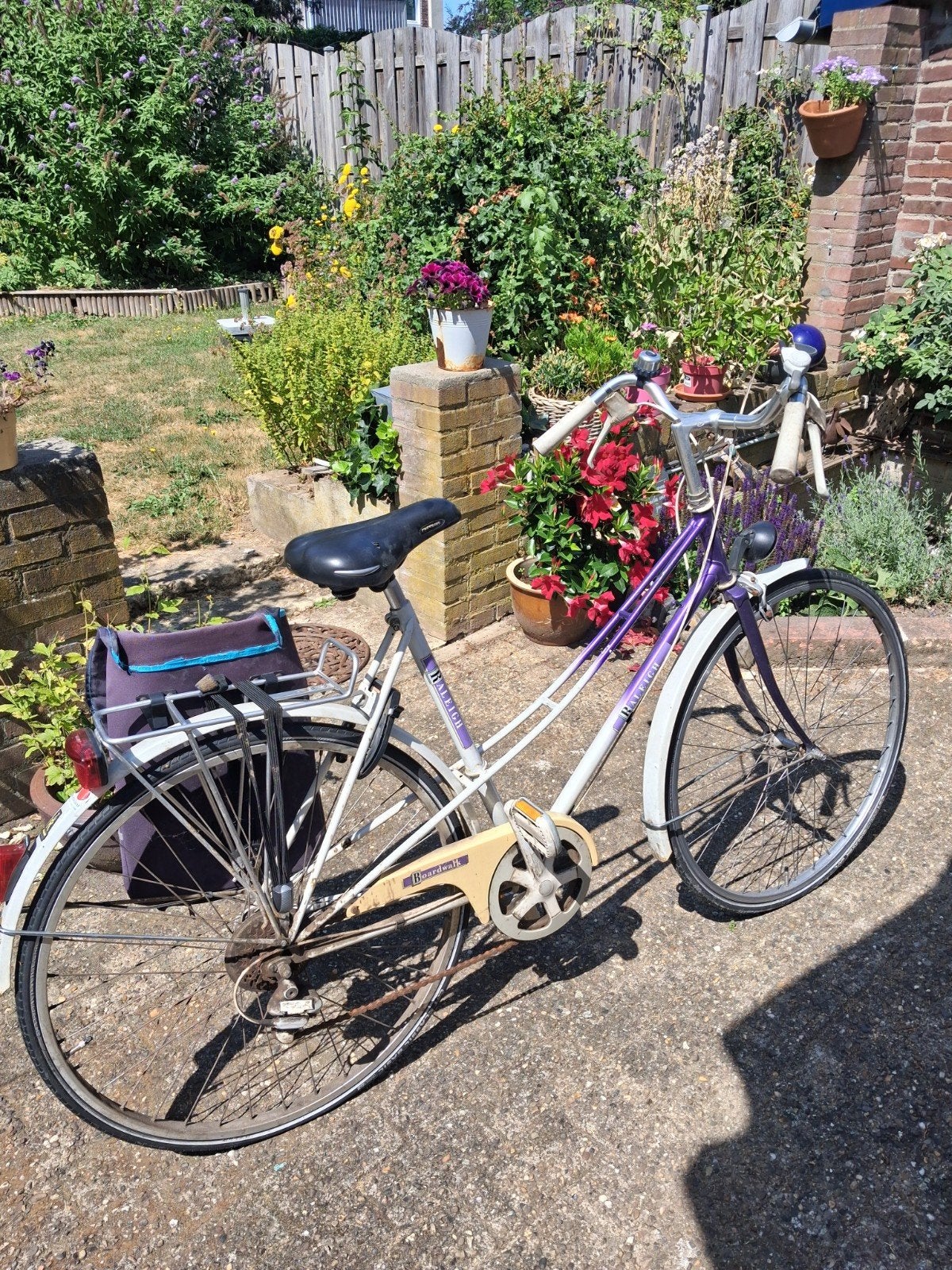 Damesfiets met lage instap, Velgrem, Ophalen, Overige merken, 53 tot 56 cm