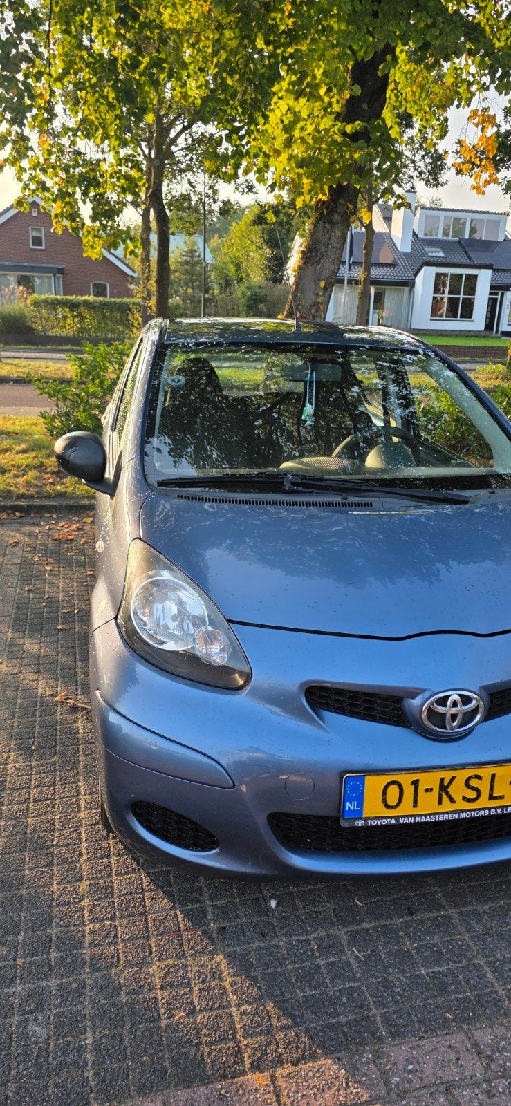 Toyota Aygo 1.0 12V Vvt-i 5DRS 2010 Blauw, Auto's, Voorwielaandrijving, 68 pk, Origineel Nederlands, Handgeschakeld
