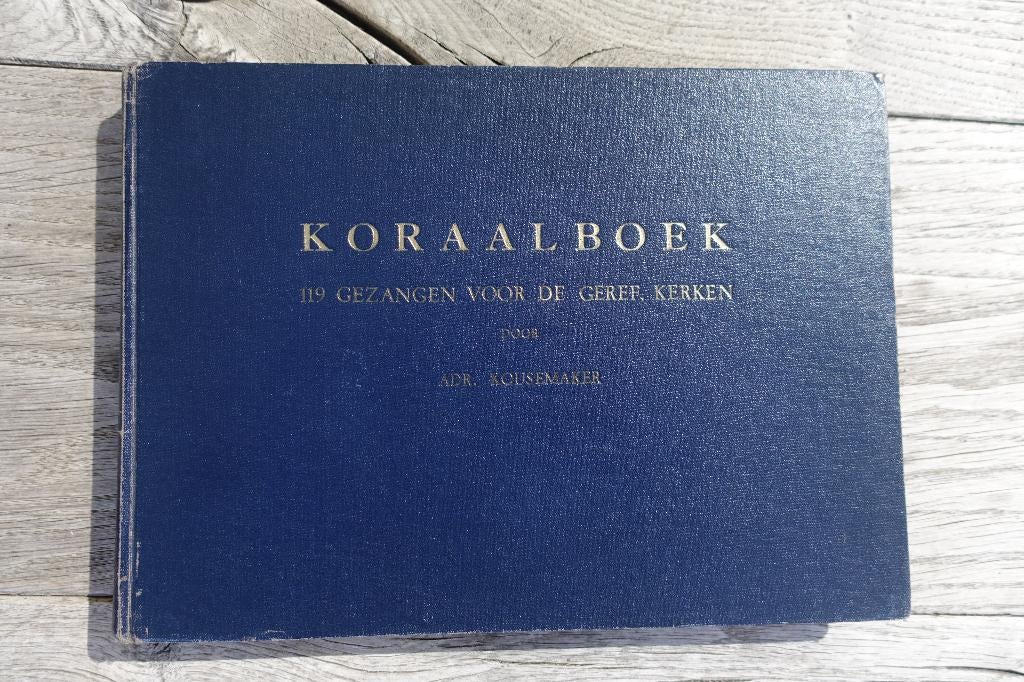 Koraalboek gezangen Kousemaker, Orgel, Gebruikt, Ophalen of Verzenden, Religie en Gospel