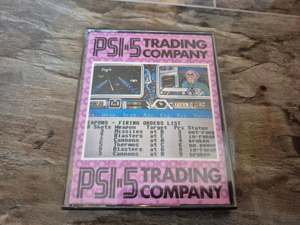 Commodore 64 C64 Kassette Game: PSI-5 Trading Company, Gebruikt, 1 speler, Ophalen of Verzenden, Strategie en Constructie
