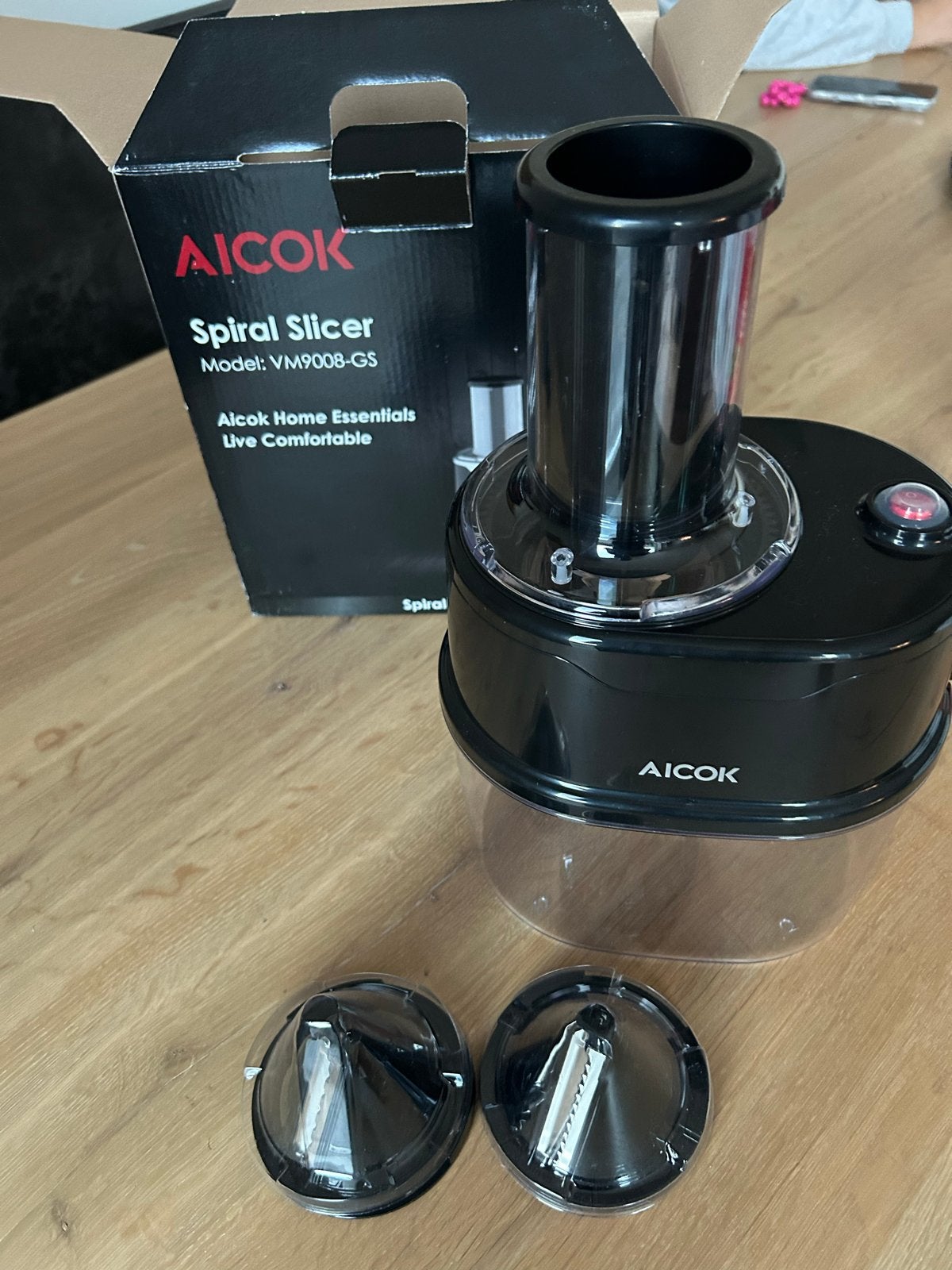 AICOK Spiraalsnijder VM9008-GS - bijna nieuw in doos, Ophalen of Verzenden, Zo goed als nieuw
