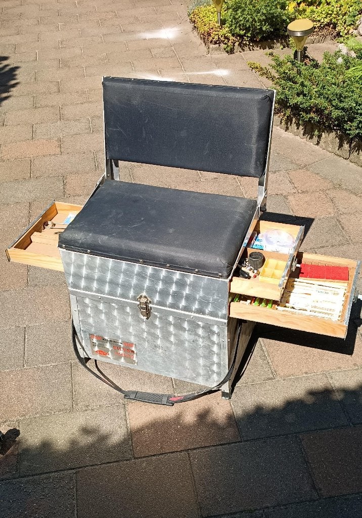 Komplete vis uitrusting, Ophalen, Gebruikt, Complete set