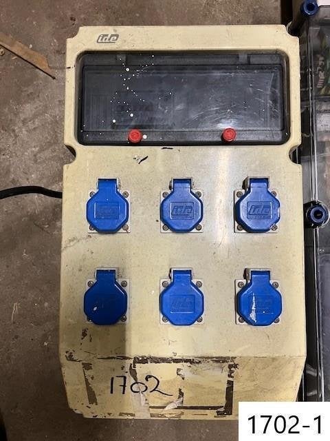 1700. Testbord / stoppenkast / wandverdeler / schakelkast, Hobby en Vrije tijd, Elektronica-componenten, Ophalen, Gebruikt