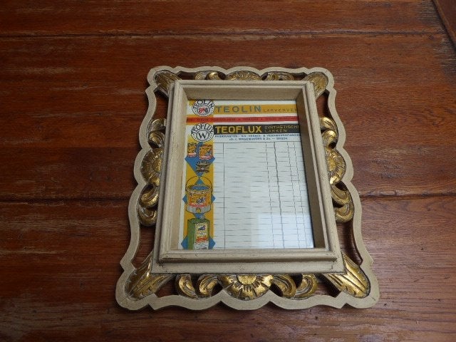 Art nouveau opengewerkte houten lijst., Ophalen of Verzenden