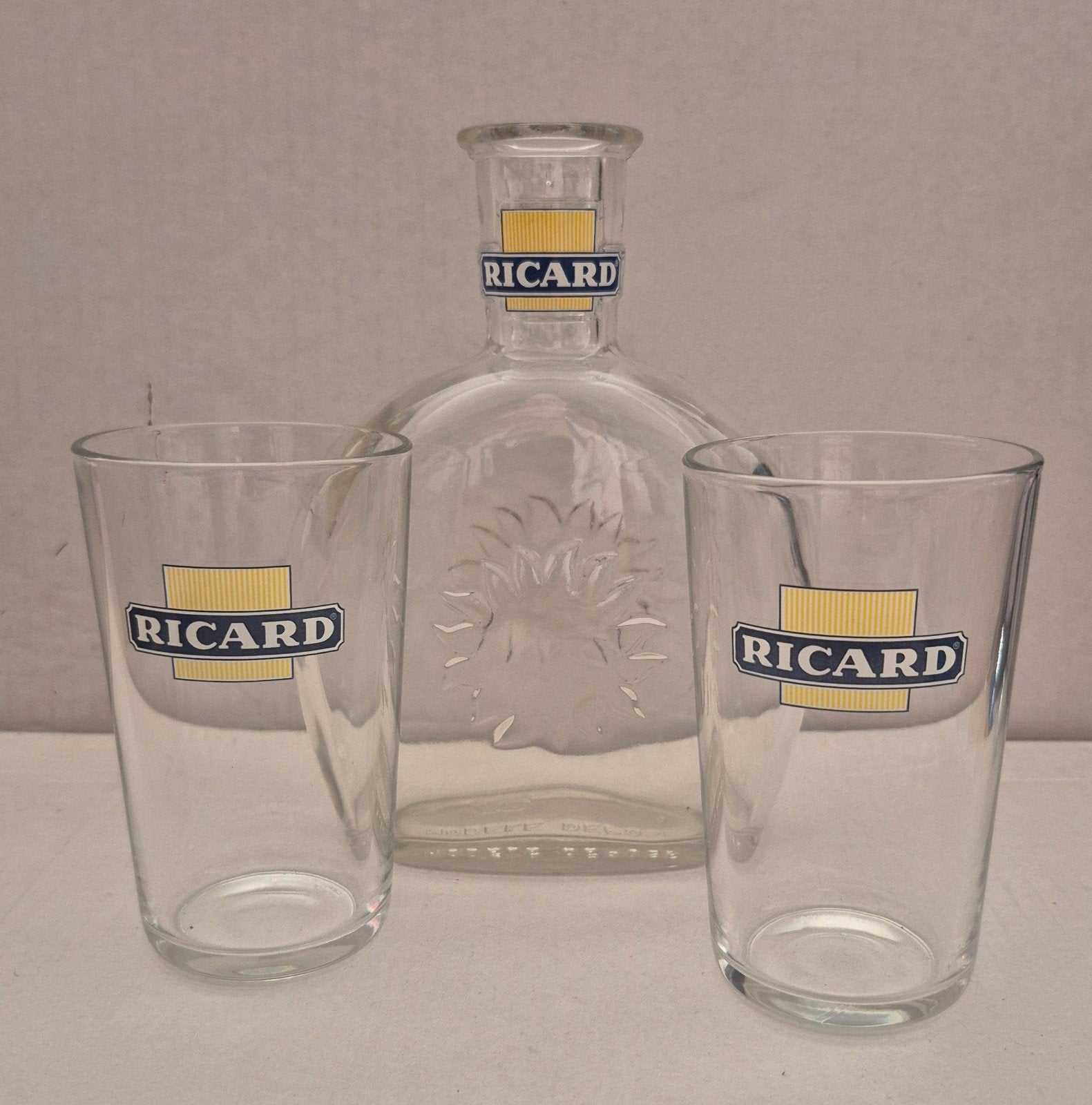 Ricard setje (L), Ophalen of Verzenden, Borrel- of Shotglas