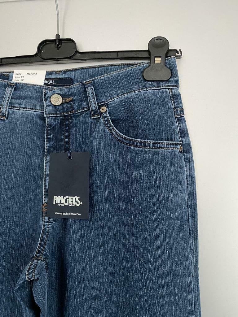 F1312 Nieuw: Angels spijkerbroek maat 36=S jeans broek L32, Blauw, Nieuw, Ophalen of Verzenden, W28 - W29 (confectie 36)