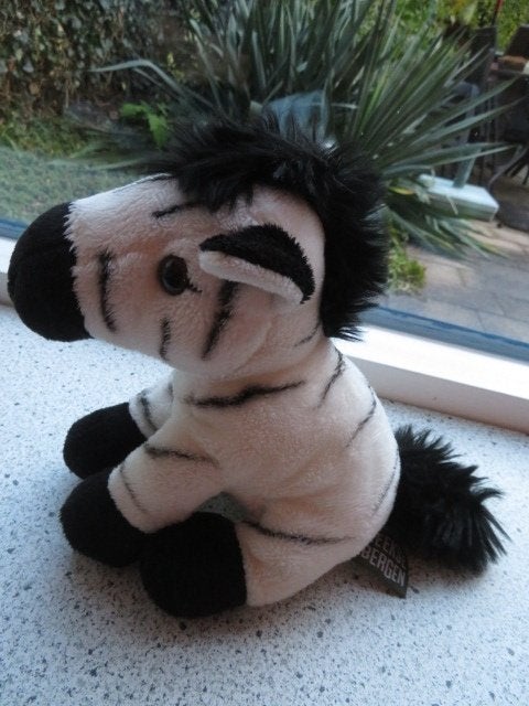 Zebrapaard zebra van Beekse Bergen merk Ravensden, Ophalen of Verzenden, Zo goed als nieuw, Paard, Met label