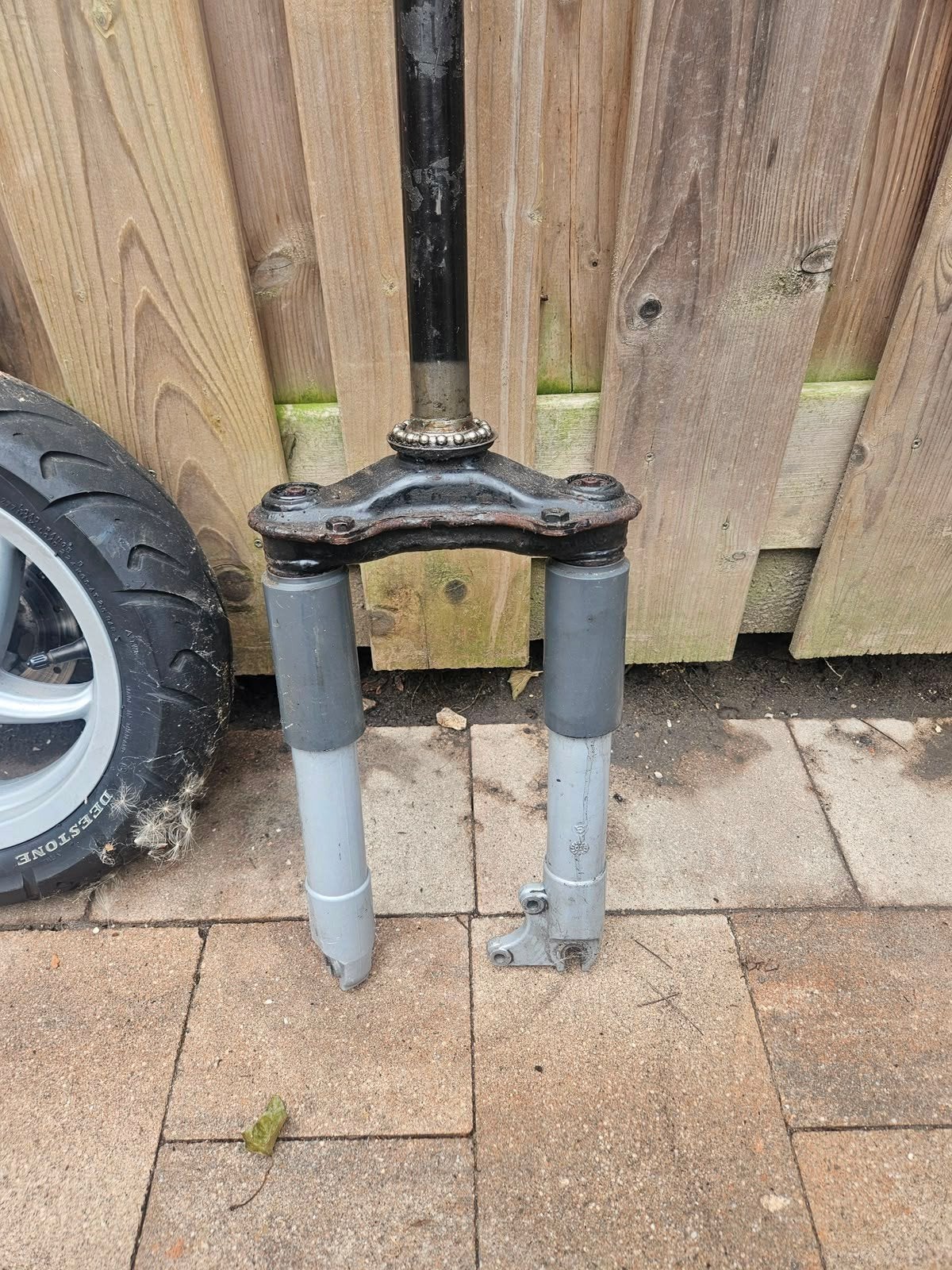 Type 3 voorvork en voorwiel en spatbord., Ophalen of Verzenden, Gebruikt, Overige typen