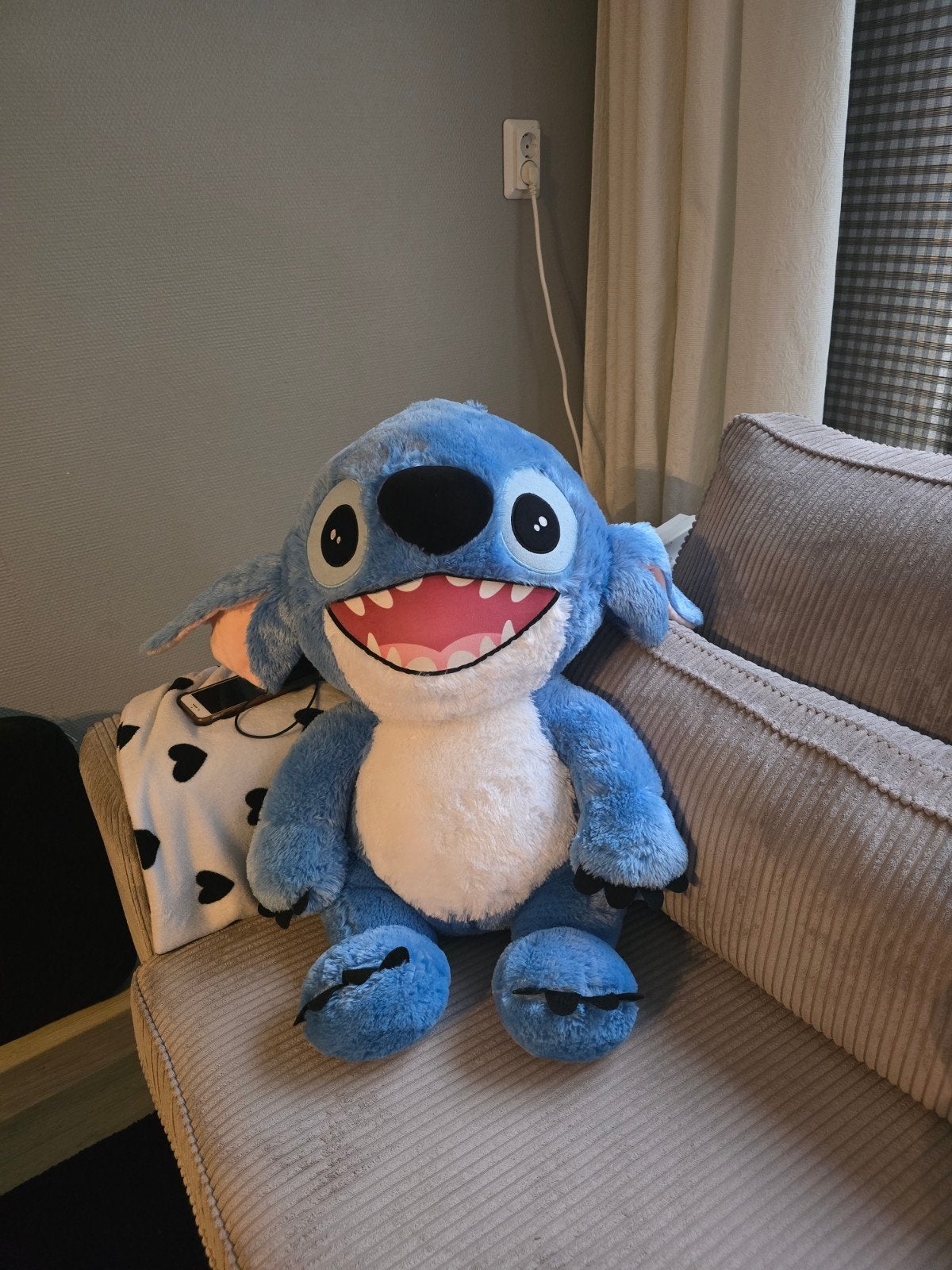 Grote Stitch knuffel - Zo goed als nieuw, Ophalen, Disney, Disney, Overige typen