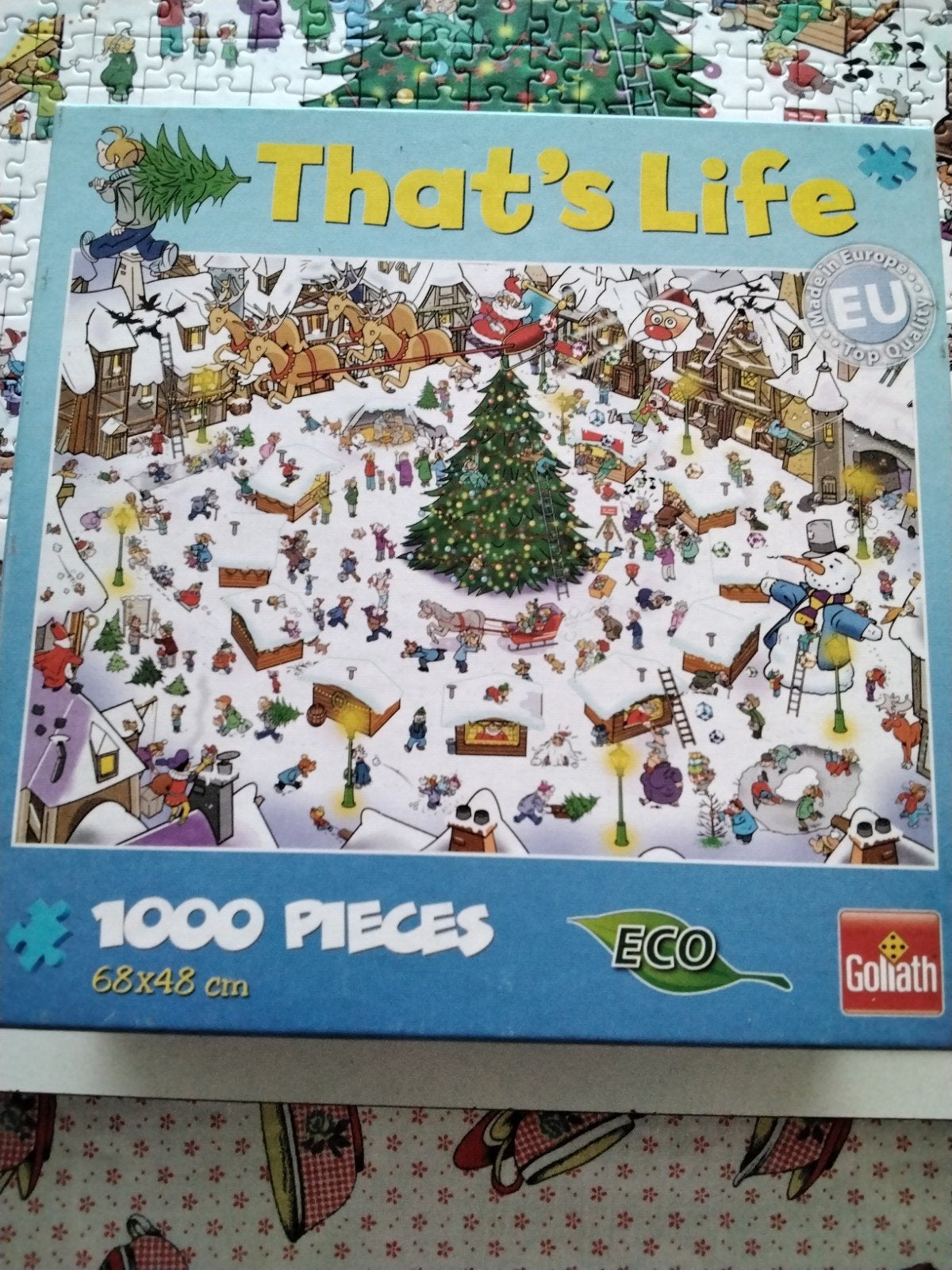 Puzzel thats life 1000 stukjes, Ophalen of Verzenden, 500 t/m 1500 stukjes, Zo goed als nieuw, Legpuzzel