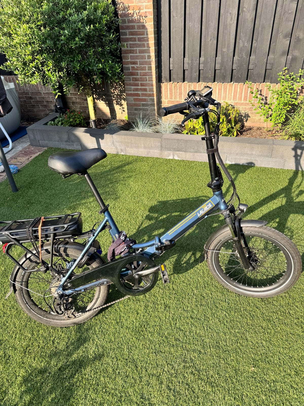 Lacros Scamper S200 elektrische vouwfiets, Gebruikt, Minder dan 47 cm, 50 km per accu of meer, Ophalen