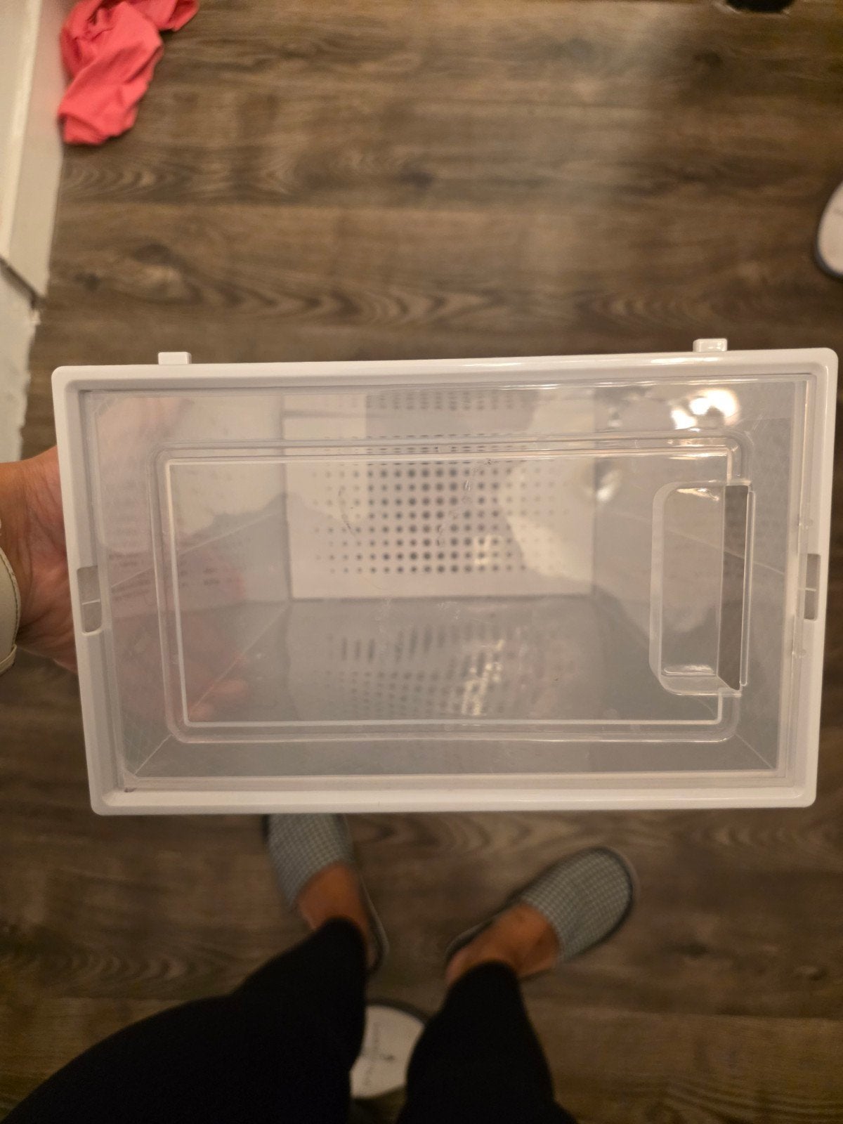 18 plastic opbergboxen, goede staat, 33x13x23 cm, Ophalen, Doos, Minder dan 35 cm, Minder dan 50 cm