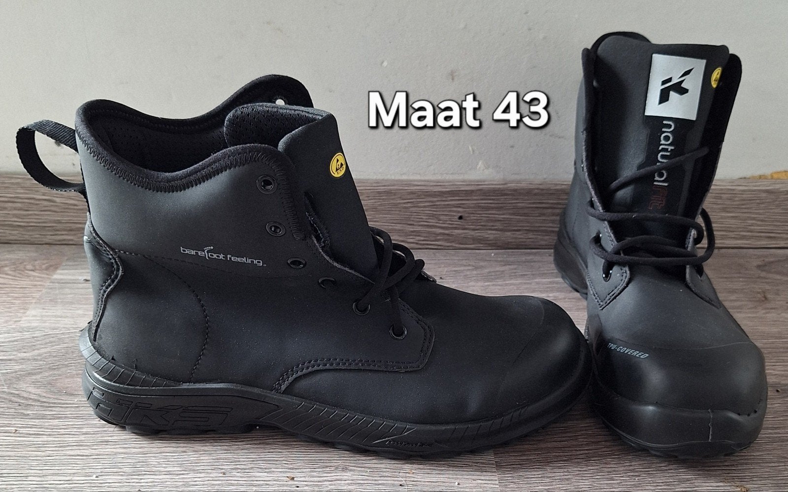 Werkschoenen maat 43, Kleding | Heren, Schoenen, Ophalen, Zwart, Nieuw, Werkschoenen