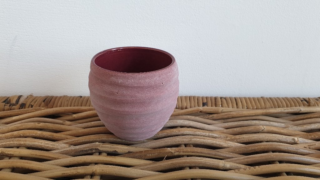 Plantenpotje Bloempotje Roze, Steen, Rond, Ophalen of Verzenden, Zo goed als nieuw