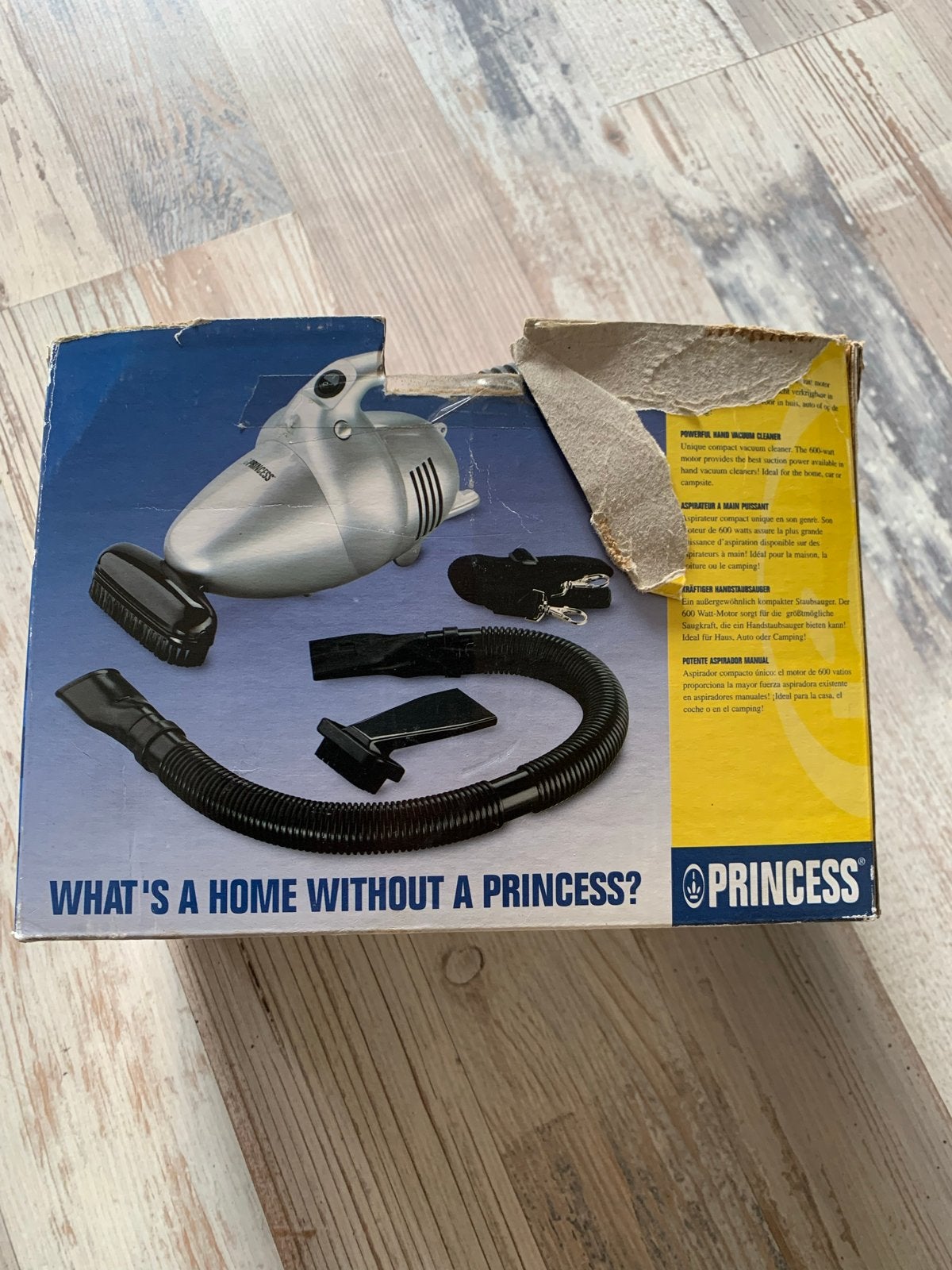 Princess Shark Compact Vacuum Cleaner - Handstofzuiger, Ophalen, Gebruikt, Kruimeldief, Reservoir