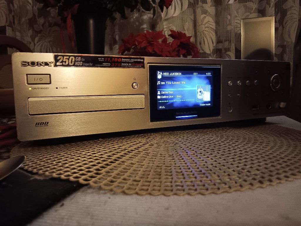 Sony nac-hd1e radio hdd cd remote work great, Verzenden, Zo goed als nieuw, Sony, Met radio
