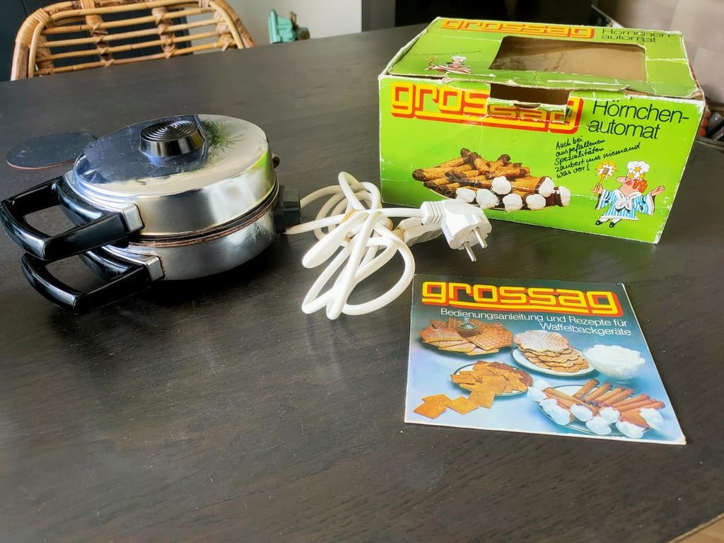 Grossag kniepertjes maker wafelijzer, Ophalen of Verzenden