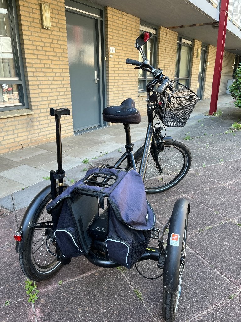 elektrische driewielfiets: Huka Vasco, Fietsen en Brommers, Fietsen | Driewielfietsen, Ophalen, Zo goed als nieuw, Schijfrem, Huka