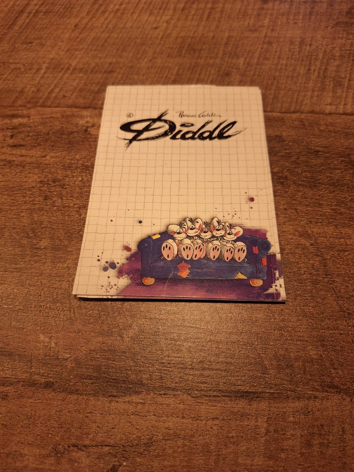 Diddl A6 blok nr 57 met 44 blaadjes, Ophalen of Verzenden, Diddl, Zo goed als nieuw, Papier, Kaart of Schrift