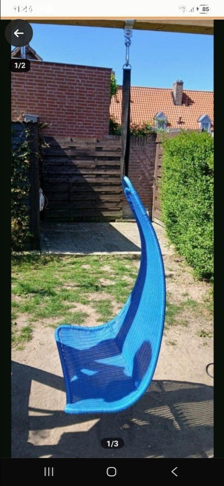 hangstoel, Ophalen, Gebruikt