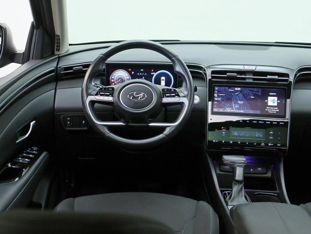 Hyundai Tucson 1.6 T-GDI MHEV Comfort Sky | Trekhaak | Panor, Auto's, Automaat, Stof, Gebruikt, 4 cilinders