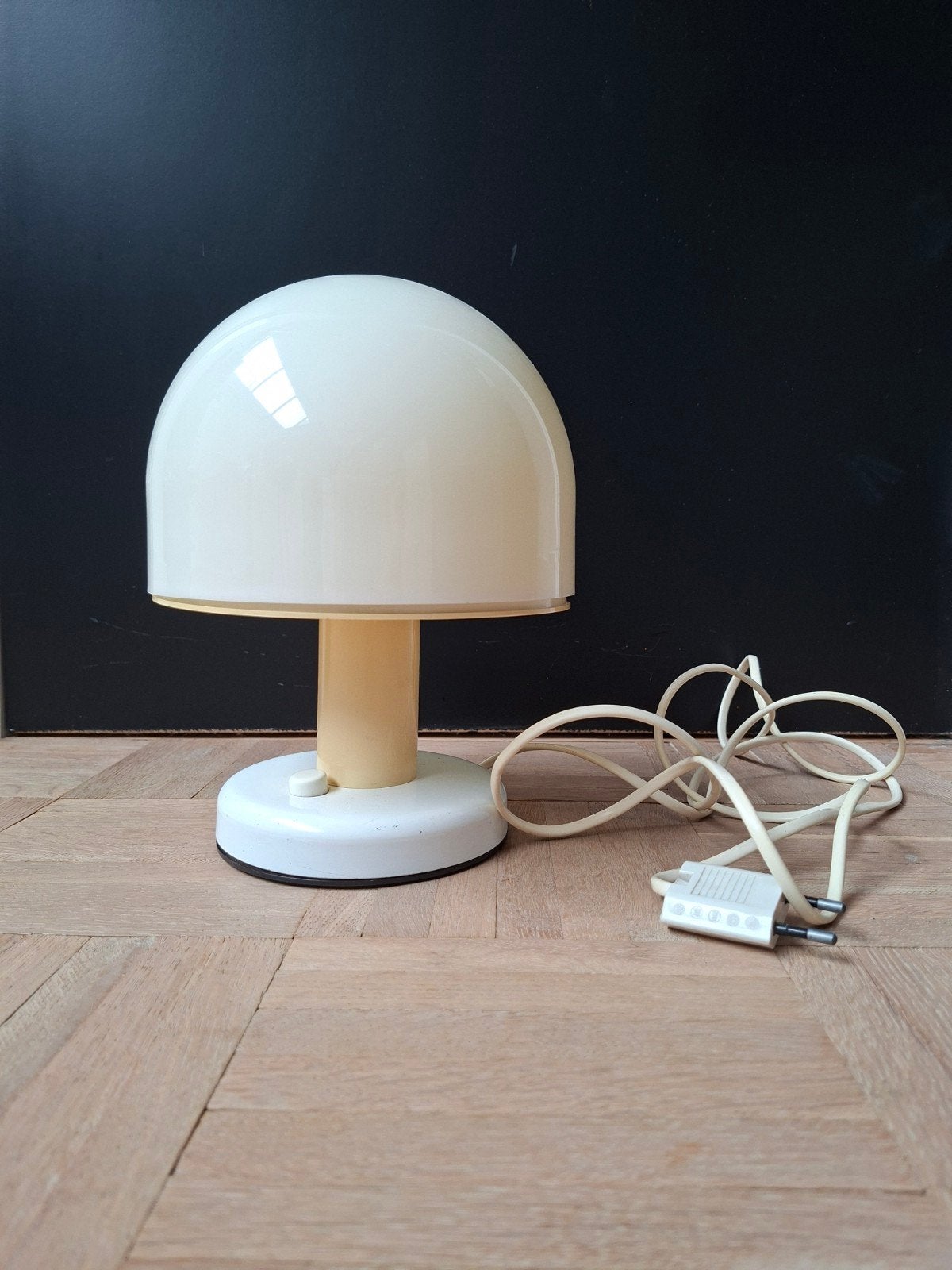 Space Age paddestoel lamp Harvey Guzzini, Ophalen of Verzenden, Vintage