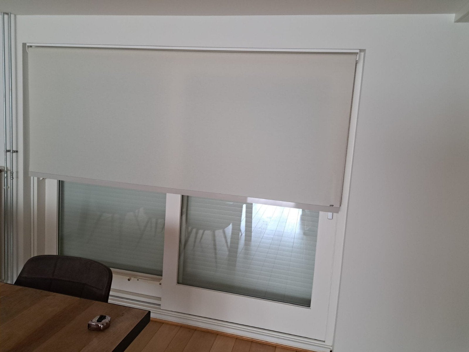 rolgordyn luxaflex nieuw, Huis en Inrichting, 202 cm, Nieuw, Rolgordijn, Crème