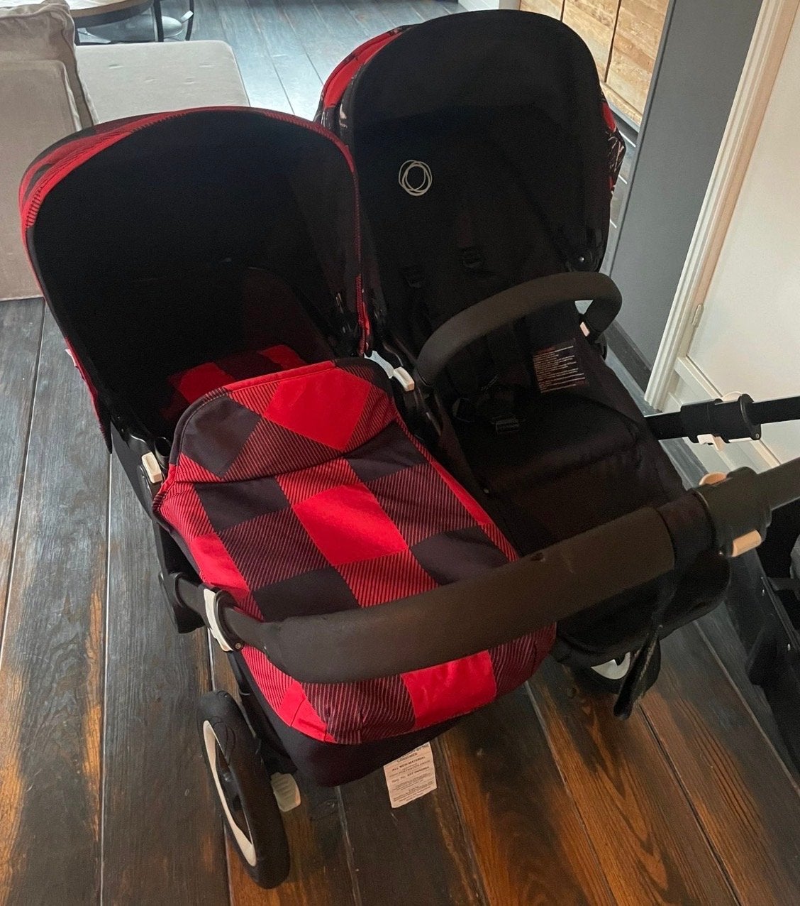 Bugaboo Donkey Duo kinderwagen met veel extra's, Gebruikt, Ophalen, Kinderwagen, Duowagen