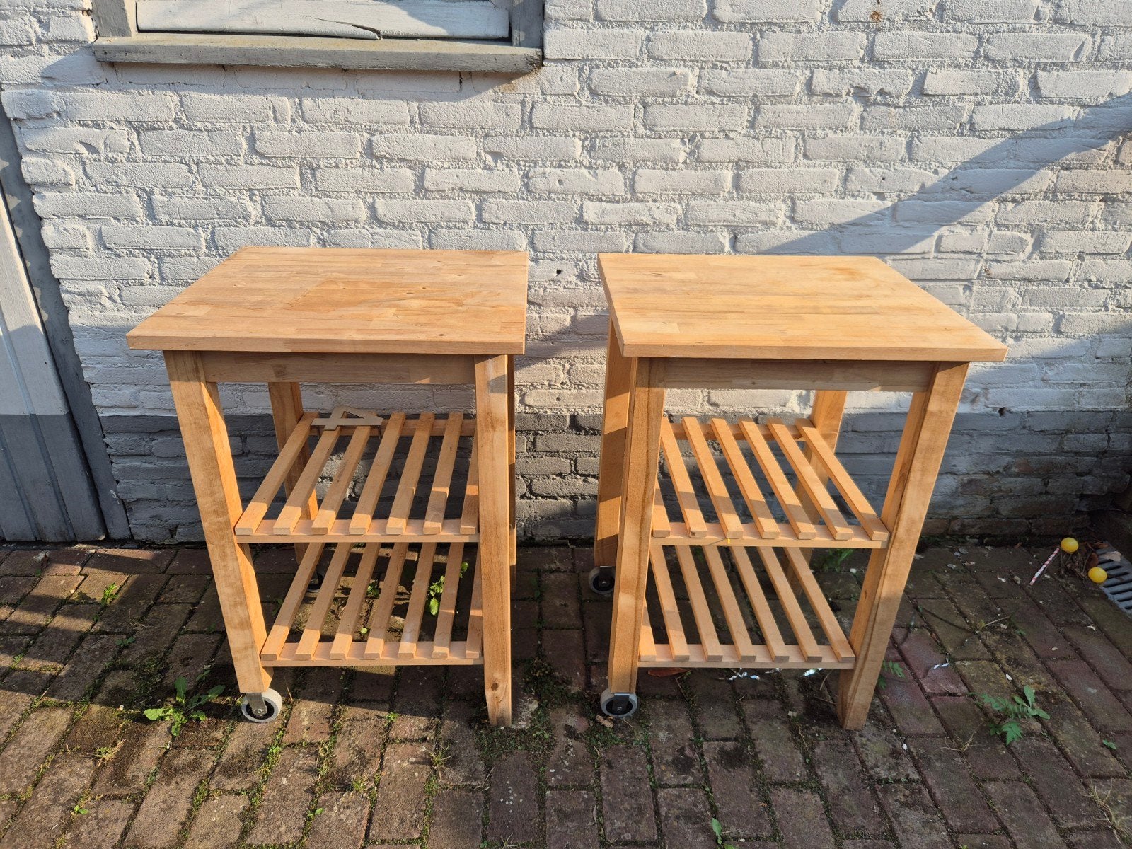 Ikea Bekvam 2 stuks, Ophalen, Gebruikt, Hout, IKEA