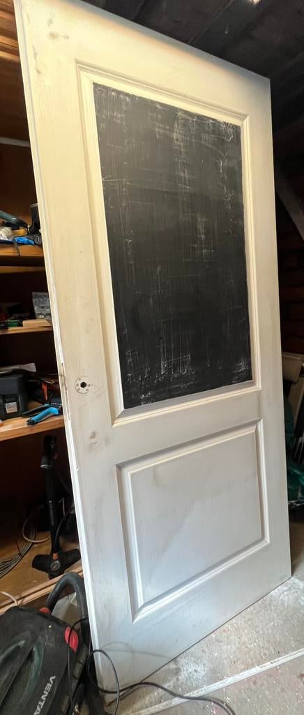 Paneeldeur opdek (211,5 bij 93 cm), Doe-het-zelf en Verbouw, Deuren en Horren, Ophalen, Gebruikt, 80 tot 100 cm, Binnendeur