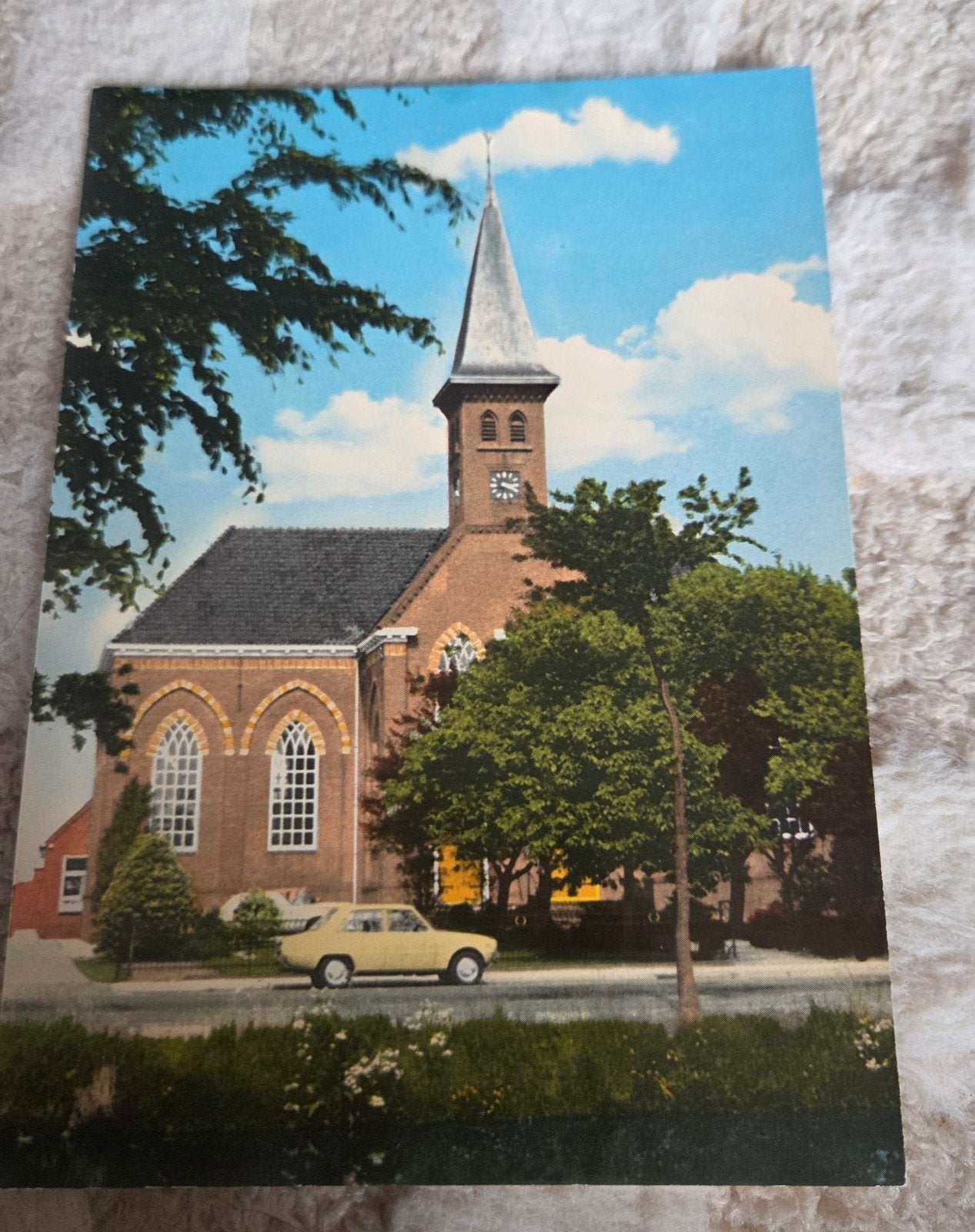 Oude ansichtkaart Musselkanaal, Ned. Herv. Kerk, Verzenden, 1960 tot 1980, Ongelopen, Groningen