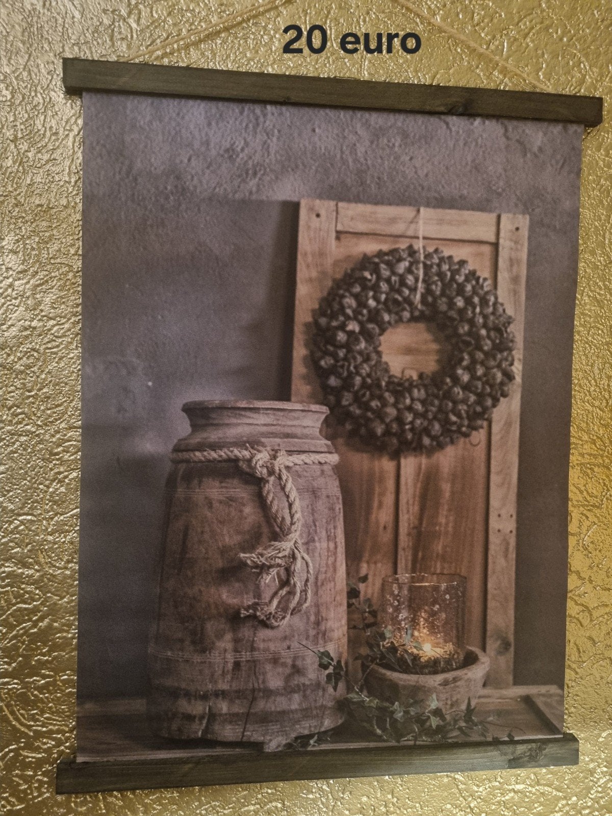 Te koop wanddoek sober 60x80, Ophalen, Zo goed als nieuw