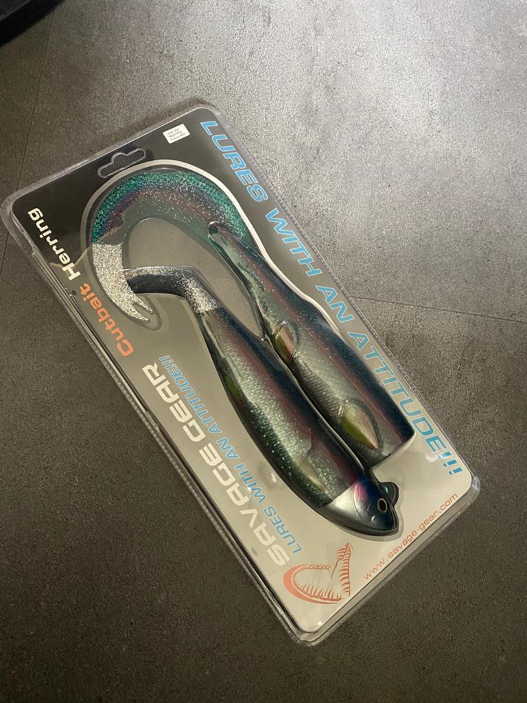 SAVAGE GEAR CUTBAIT HERRING 460 gram, Watersport en Boten, Hengelsport | Roofvissen, Ophalen of Verzenden, Zo goed als nieuw, Overige typen