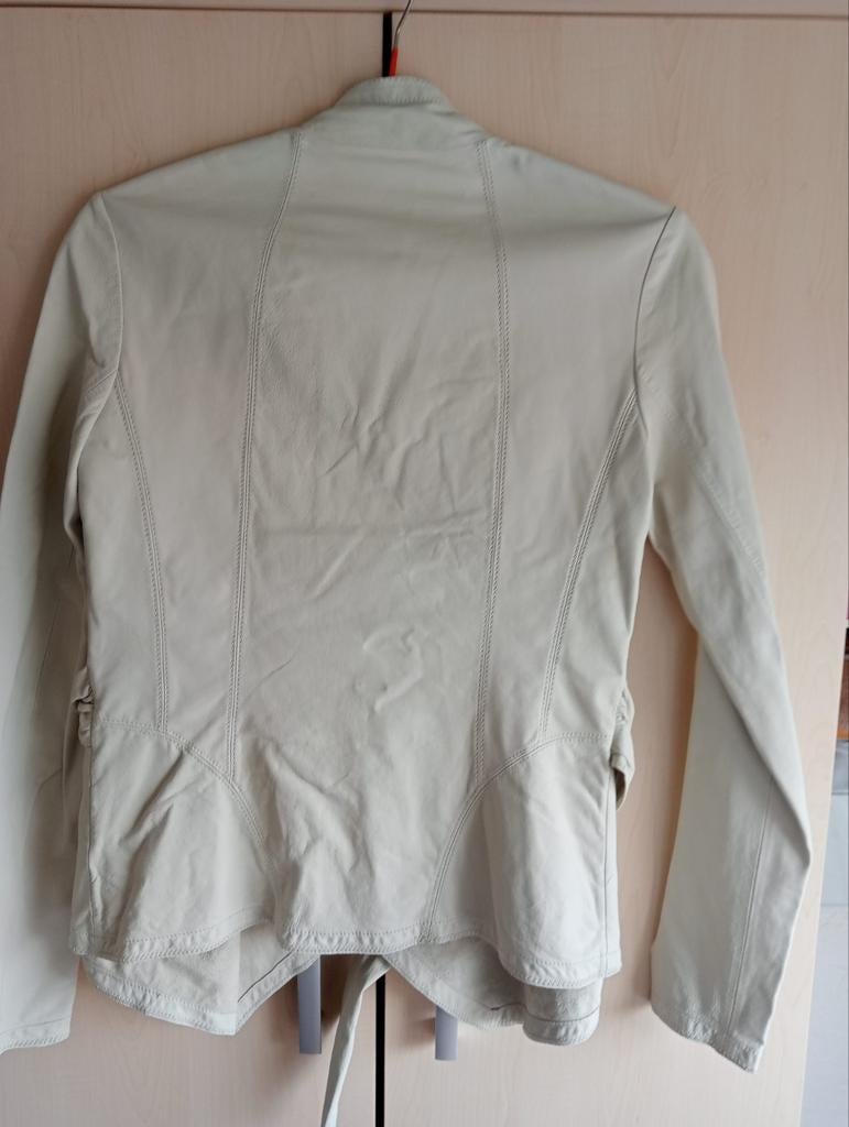 Mooi leren damesjasje van alchemist, Kleding | Dames, Wit, Ophalen of Verzenden, Zo goed als nieuw, Jasje