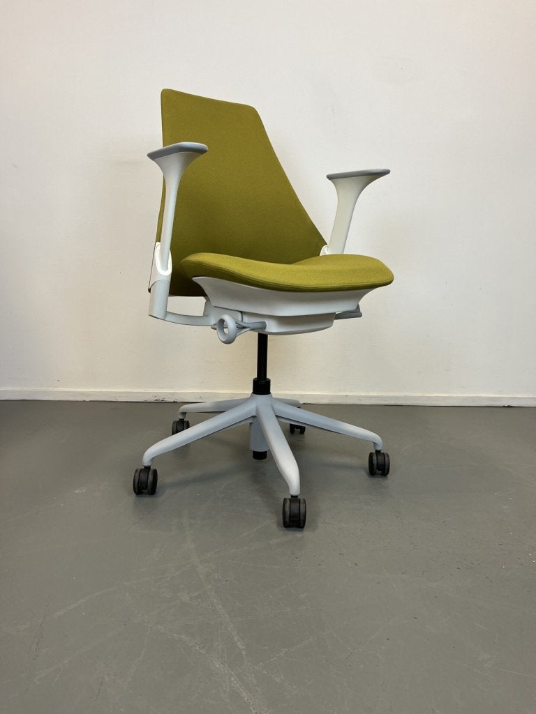 Herman Miller Sayl Groen/Grijs Suspension - Graphite, Huis en Inrichting, Bureaustoelen, Niet ingevuld, Zo goed als nieuw, Niet ingevuld