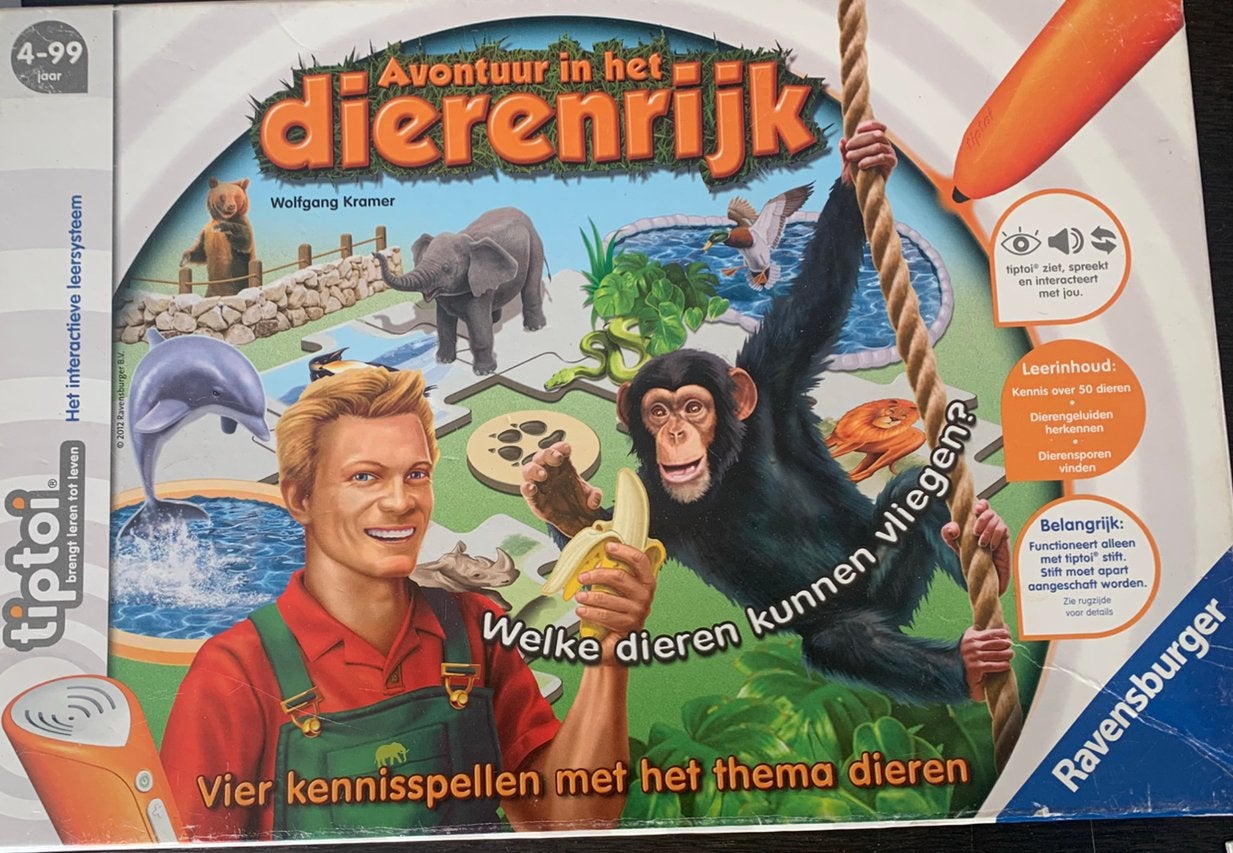 Tiptoi onderdelen van Avontuur in het dierenrijk, Ophalen of Verzenden, Gebruikt