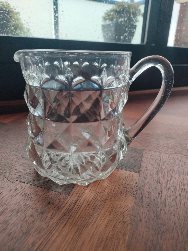 Vintage kan kristal, Ophalen