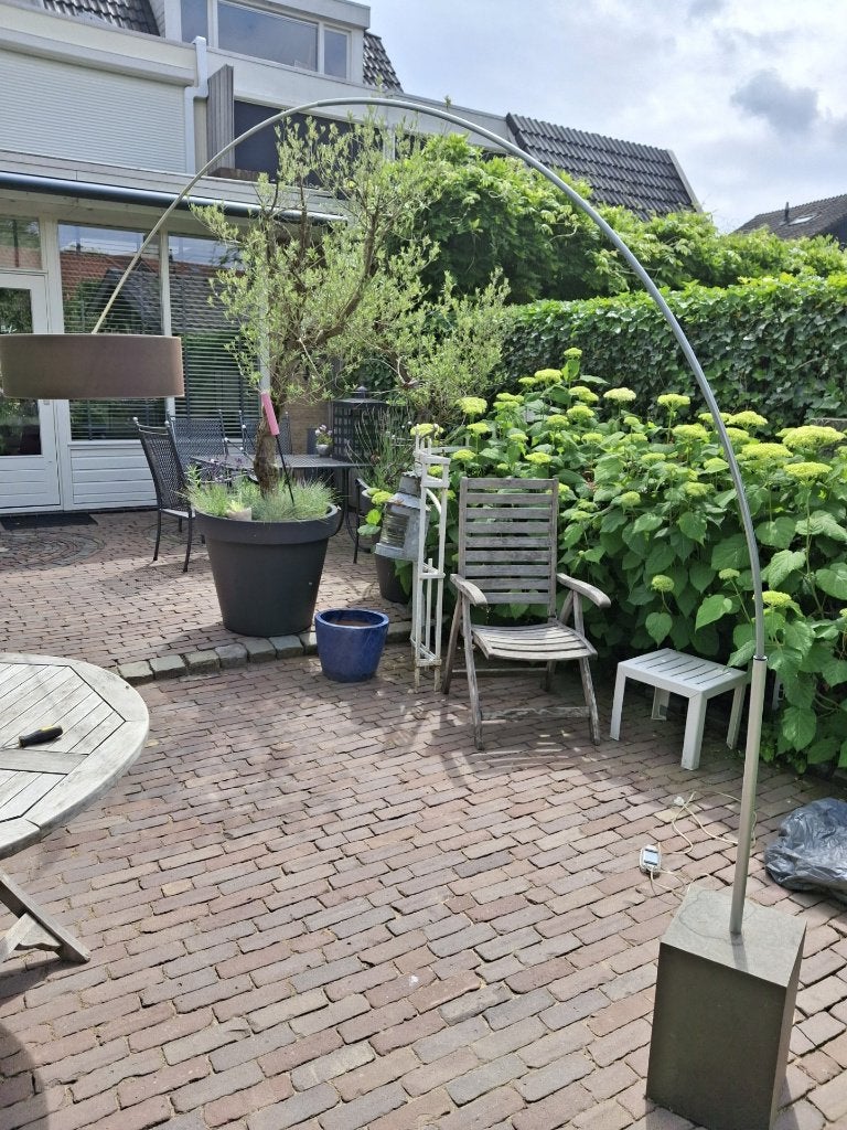Booglamp met voet, Ophalen, Gebruikt, 200 cm of meer, Overige materialen