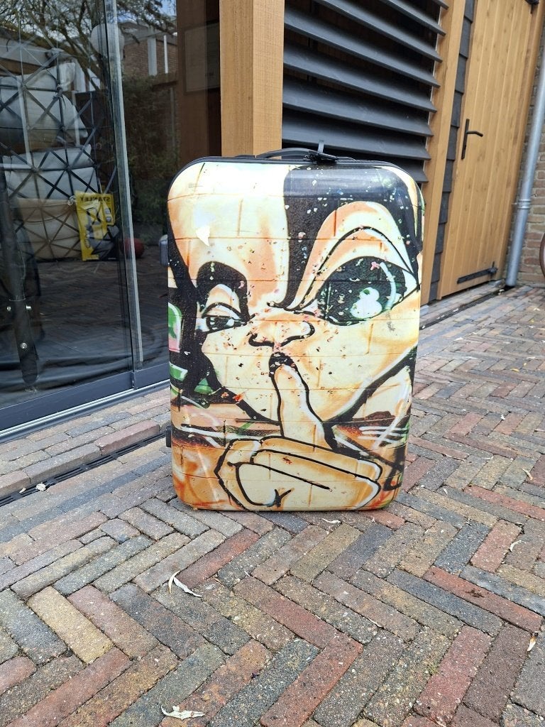 Koffers, Ophalen, Wieltjes, Gebruikt, Hard kunststof