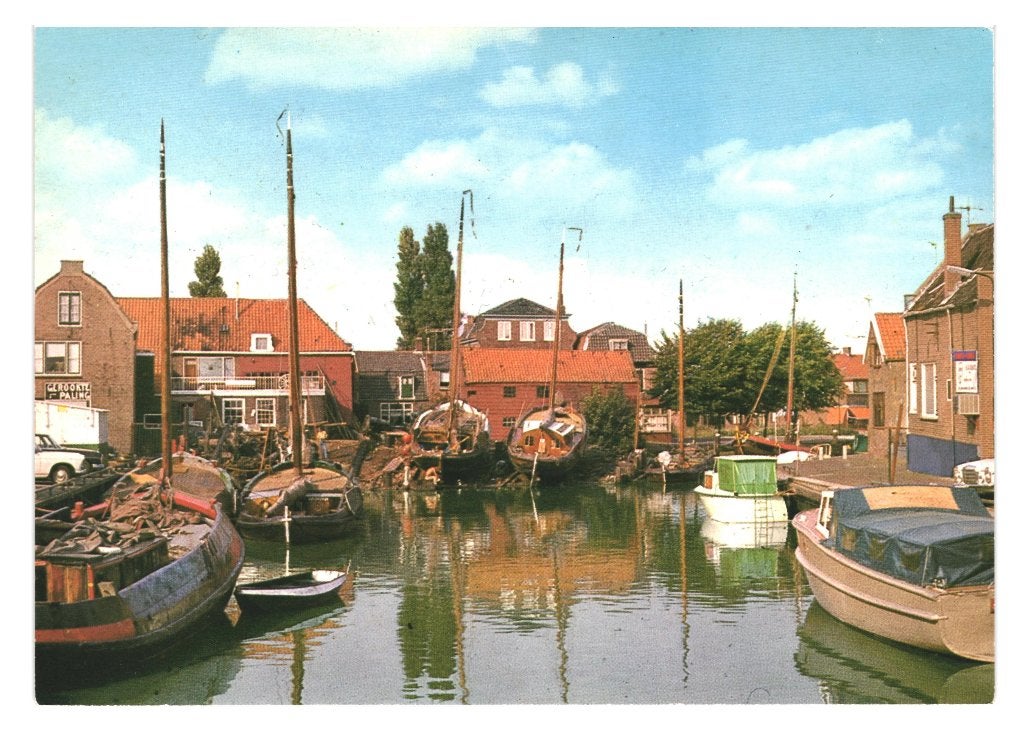 973024	Spakenburg	1977 Helling Werf	Onbeschreven, Ophalen of Verzenden, 1960 tot 1980, Ongelopen, Stad of Dorp
