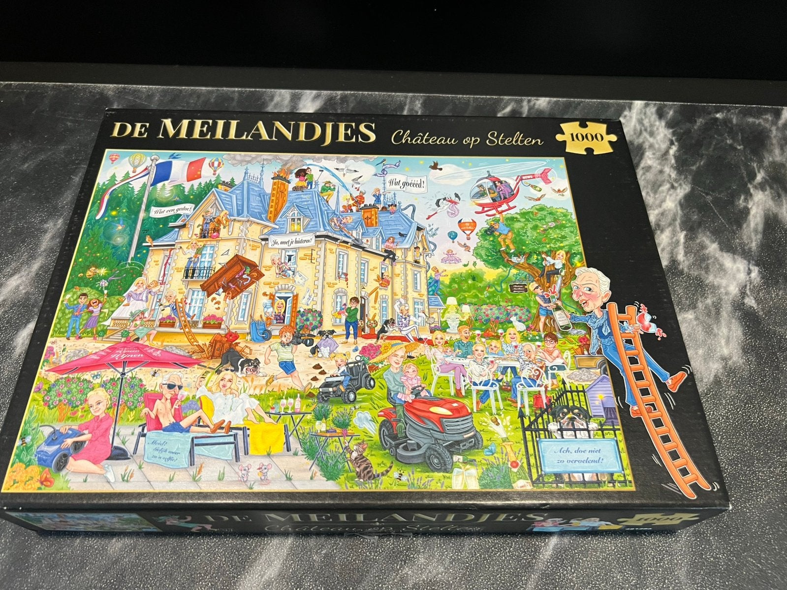 Puzzel De Meilandjes Chateau op Selten 1000 stukjes, Ophalen of Verzenden, 500 t/m 1500 stukjes, Zo goed als nieuw