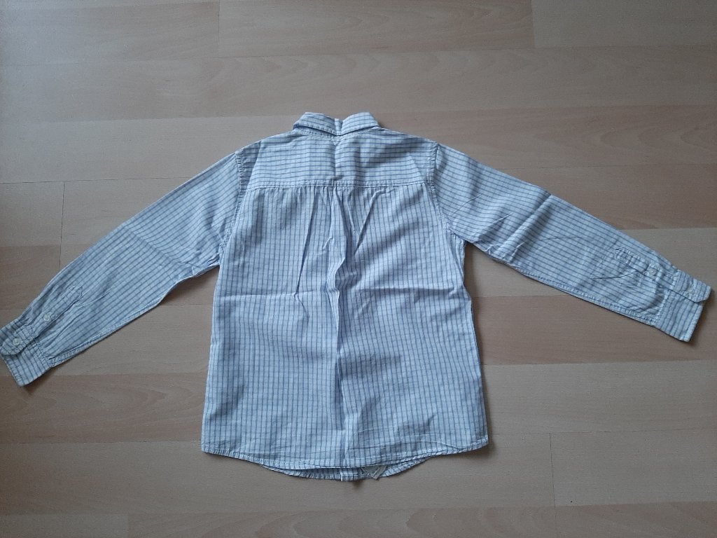 United Colors of Benetton jongen overhemd, maat 130, Gebruikt, United Colors of Benetton, Overhemd of Blouse, Ophalen of Verzenden