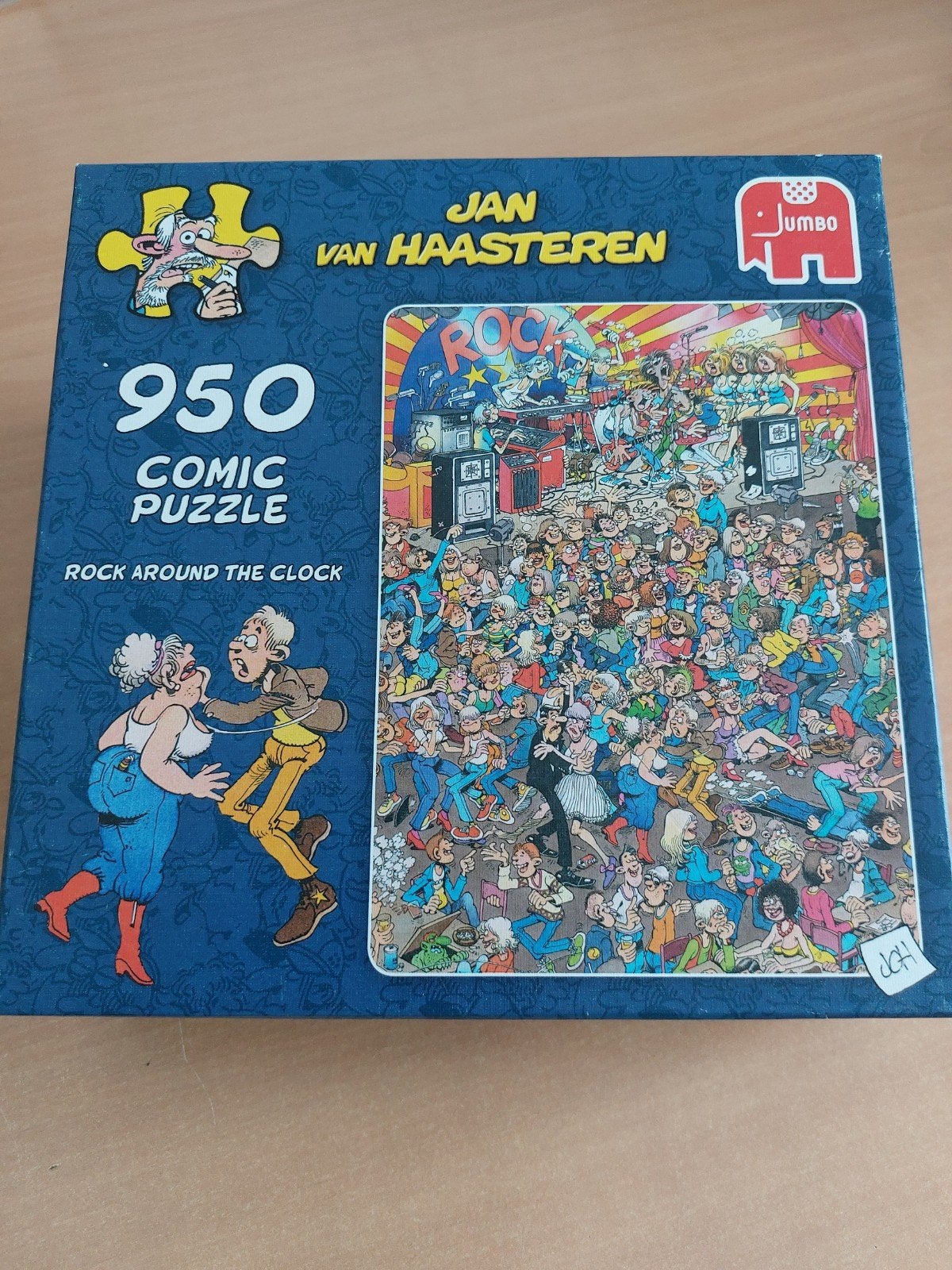 Jan van Haasteren Rock Around the Clock 950 stukjes, Ophalen of Verzenden, 500 t/m 1500 stukjes, Gebruikt, Legpuzzel
