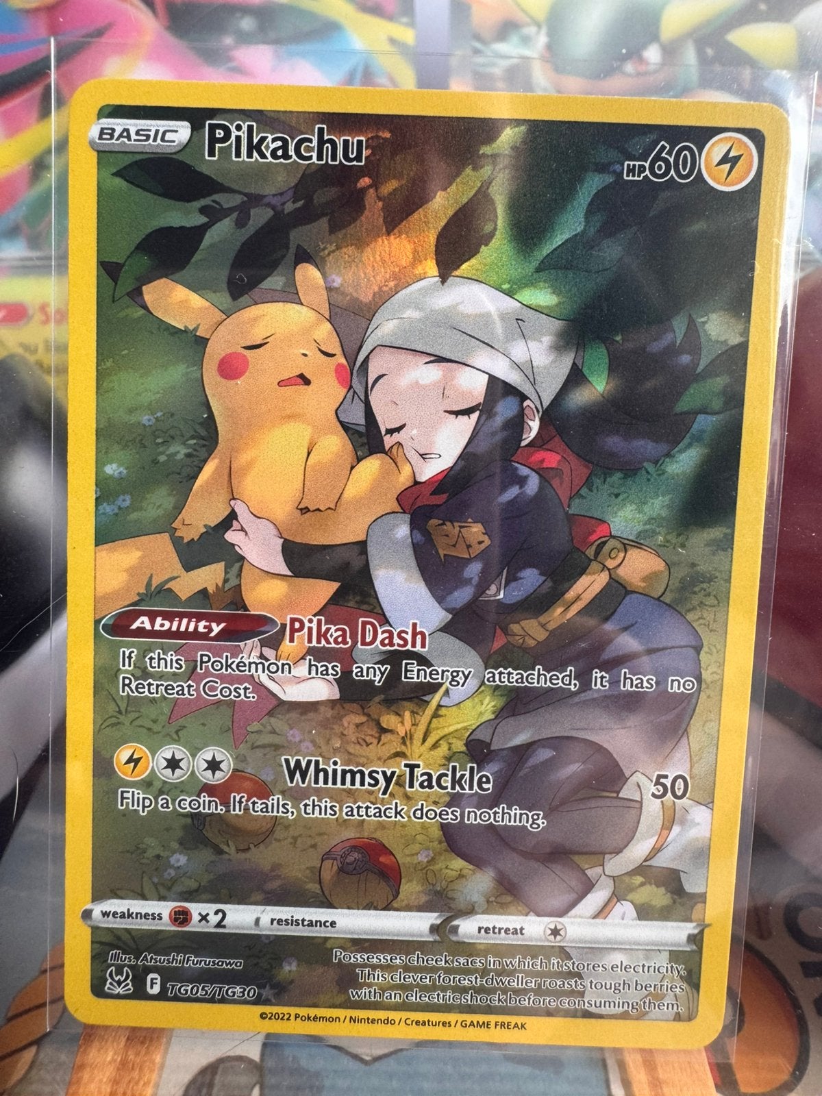 Pikachu - Lost Origin - ENG, Hobby en Vrije tijd, Verzamelkaartspellen | Pokémon, Ophalen of Verzenden, Zo goed als nieuw