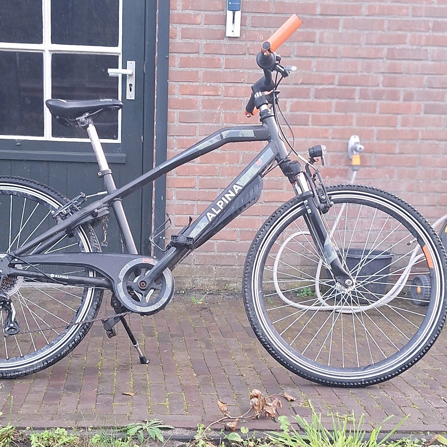 Alpina Trial kinderfiets - Zwart - 26 inch wielen, Fietsen en Brommers, Ophalen, Gebruikt, 20 inch of meer, Alpina