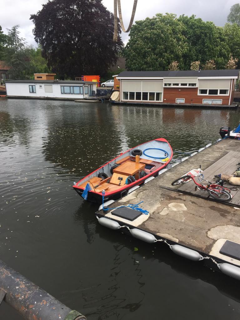 Ferryman 7pk  Diesel Sloep met Maatwerk Dekzeil, Watersport en Boten, Sloepen, Ophalen, Gebruikt, Staal, Binnenboordmotor